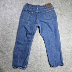 Vintage Penneys‎ Ranchcraft Jeans Mens 32 x 27 Blue Denim Talon 5 Pocket 70s